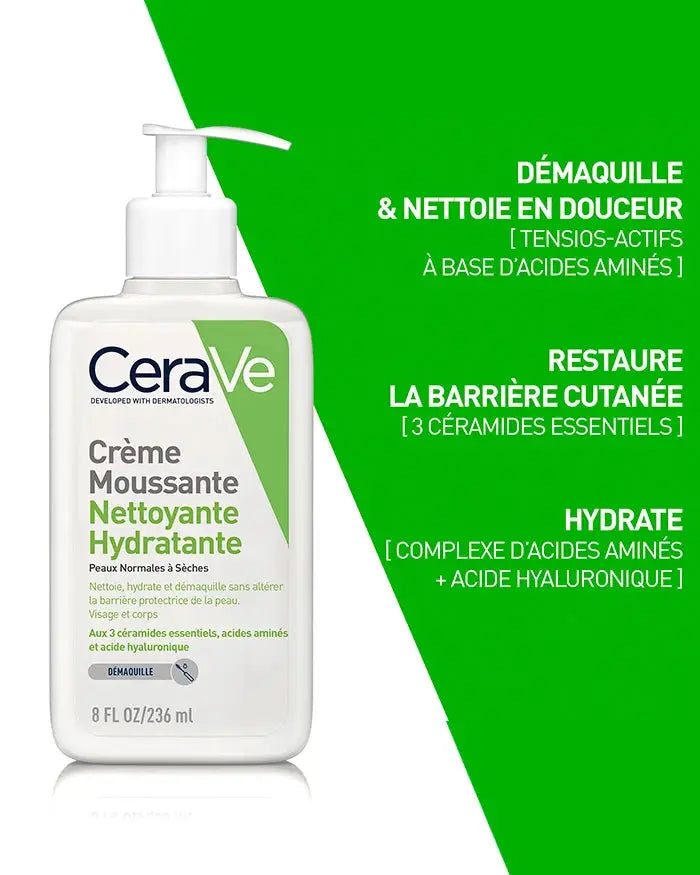 Cerave - Crème Moussante Nettoyante - 236ml SkinGard