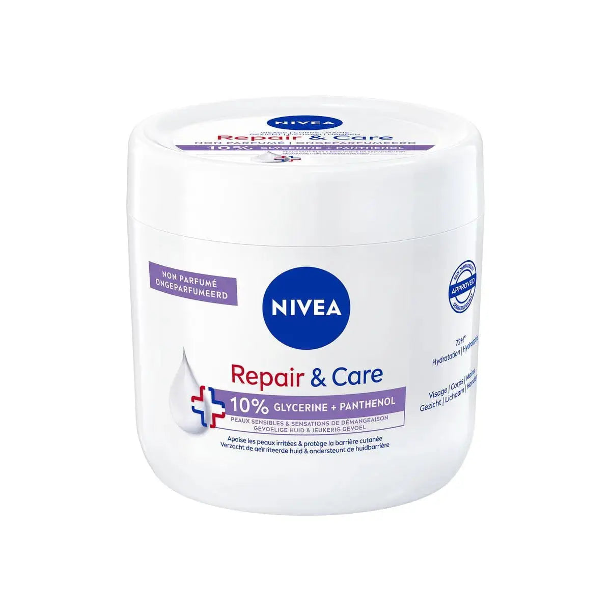 Nivea - Crème Repair & Care 10% Glycérine + Panthénol - 400ml SkinGard