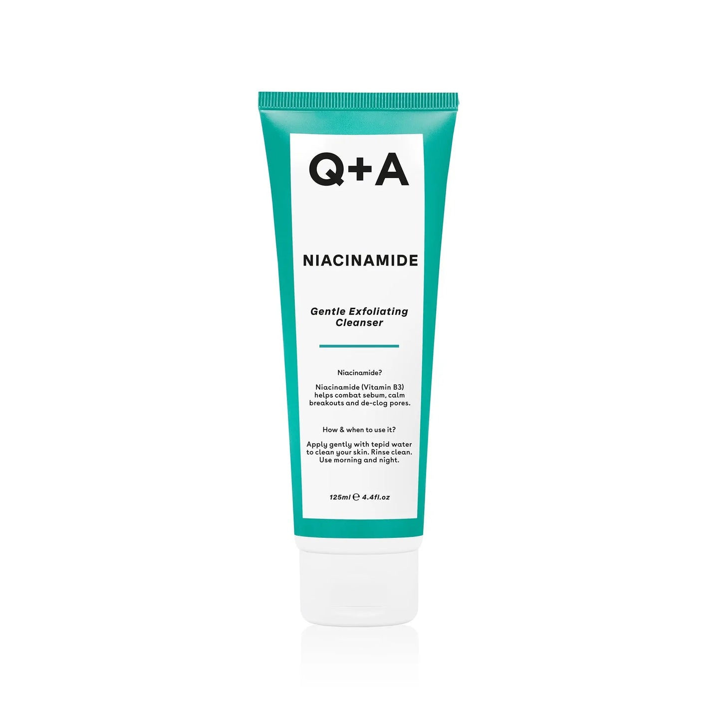 Q+A - Nettoyant Exfoliant Doux à la Niacinamide - 125ML SkinGard