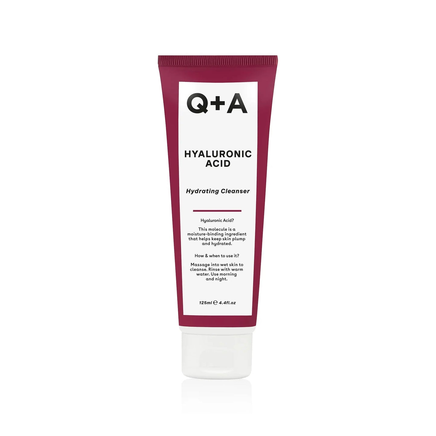 Q+A - Nettoyant Hydratant à l’Acide Hyaluronique - 125ml SkinGard