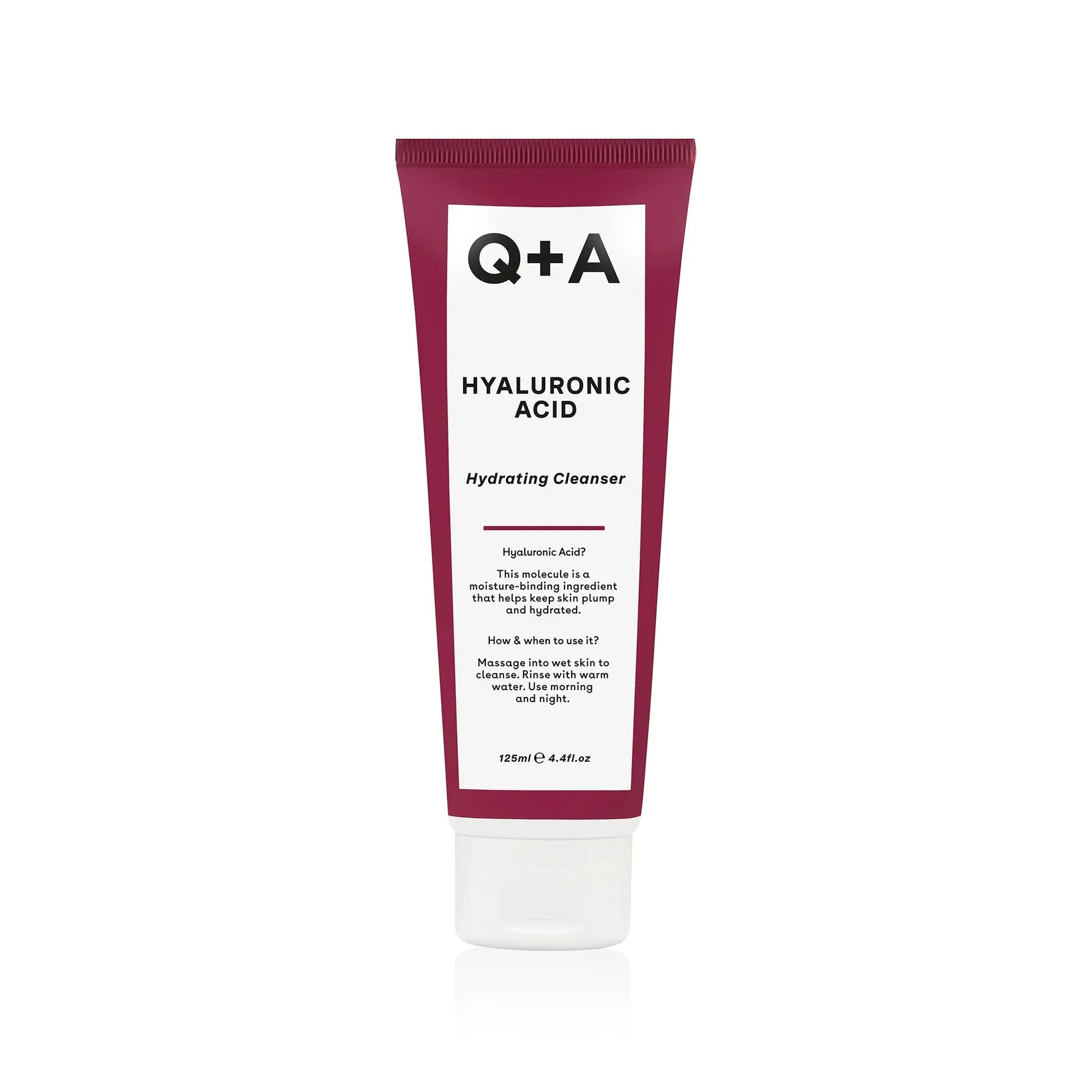 Q+A - Nettoyant Hydratant à l’Acide Hyaluronique - 125ml SkinGard