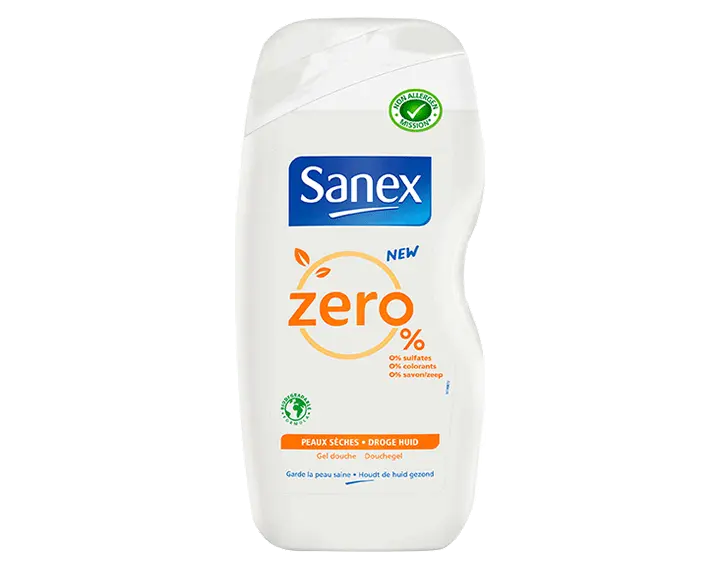 Sanex Gel Douche 0% Peaux Sèches - 500ml SkinGard